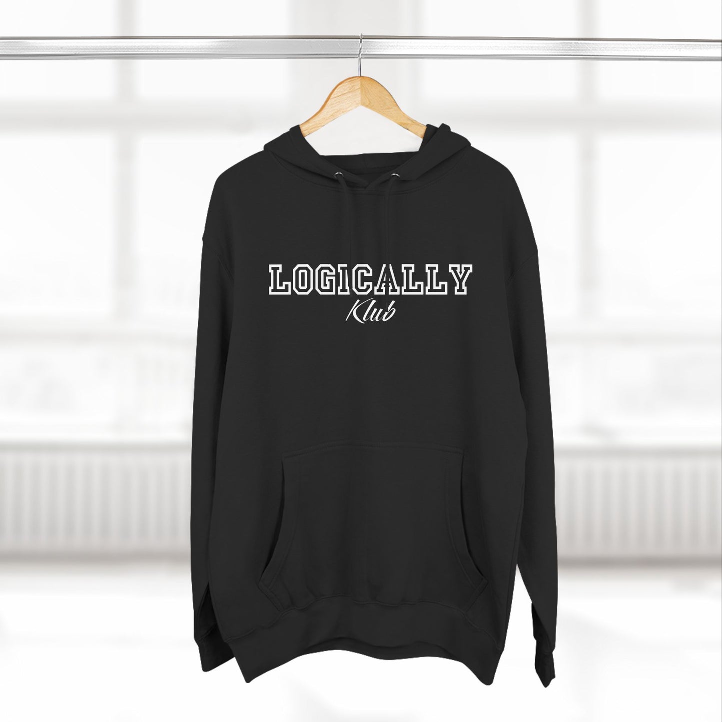 Black Logically Klub Hoodie